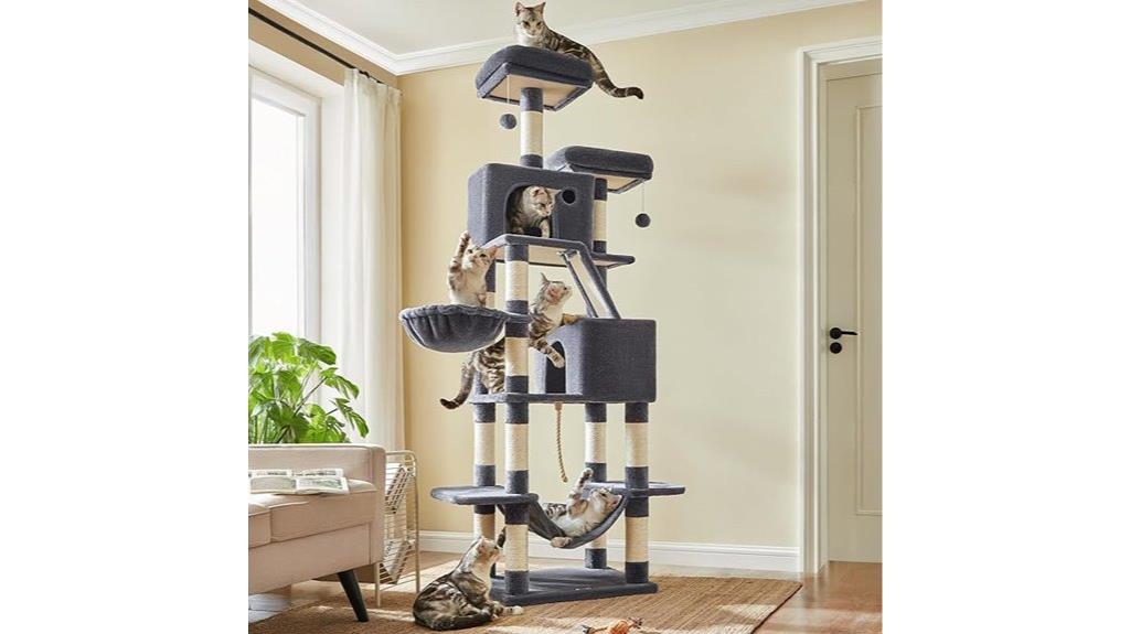 tall multi level cat tree