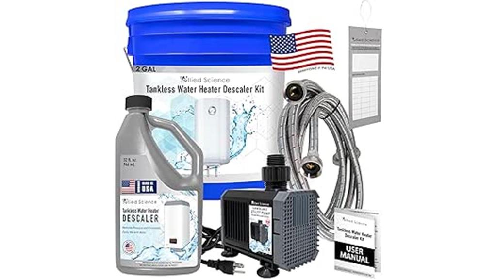 tankless water heater maintenance kit