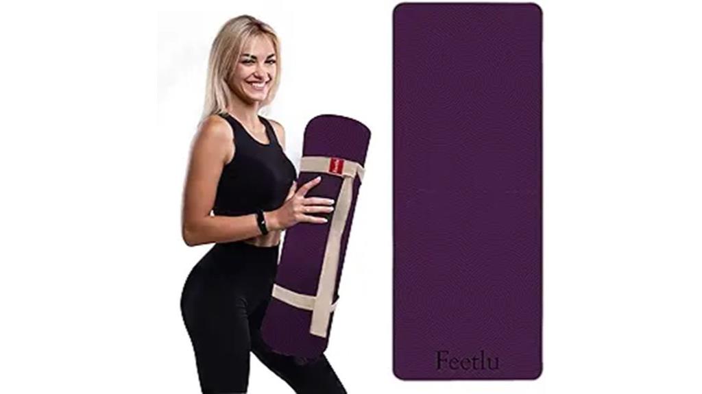 thick 12mm exercise mat