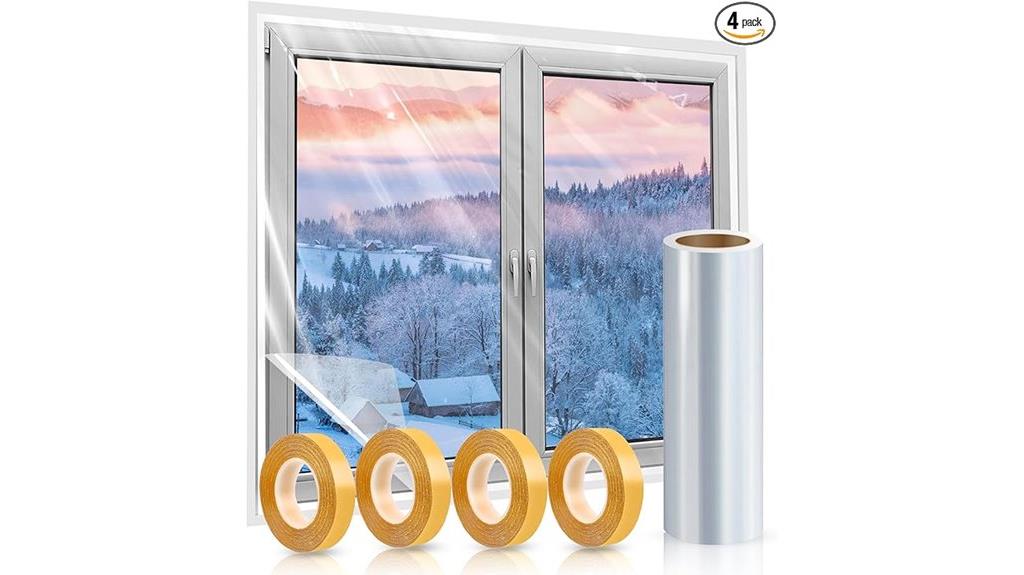 three window insulation kit