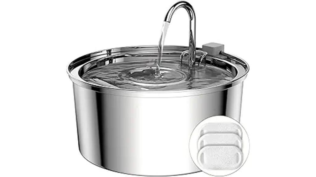 tomxcute 3 2l pet fountain