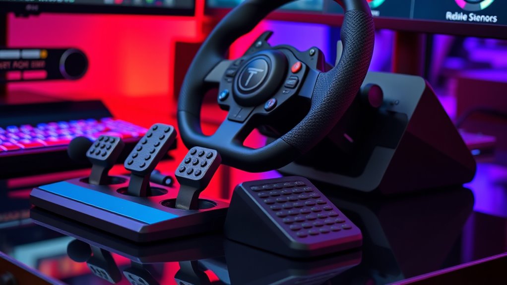 top console racing wheel sets