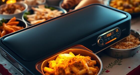 top electric warming trays