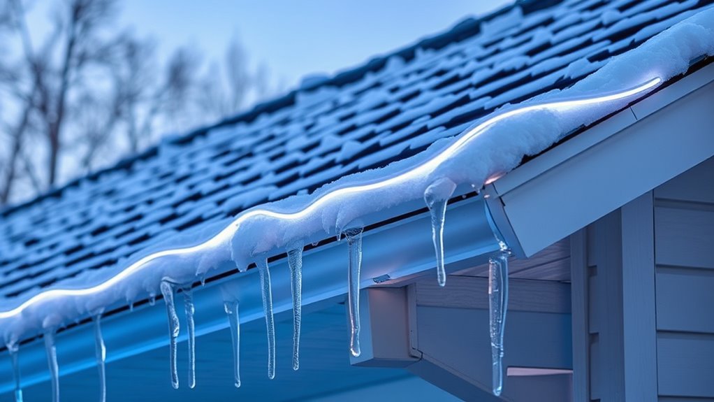 top gutter de icing cables