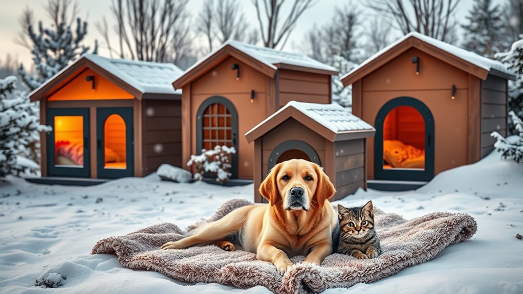 top heated pet house options