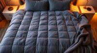 top king size dual control blankets