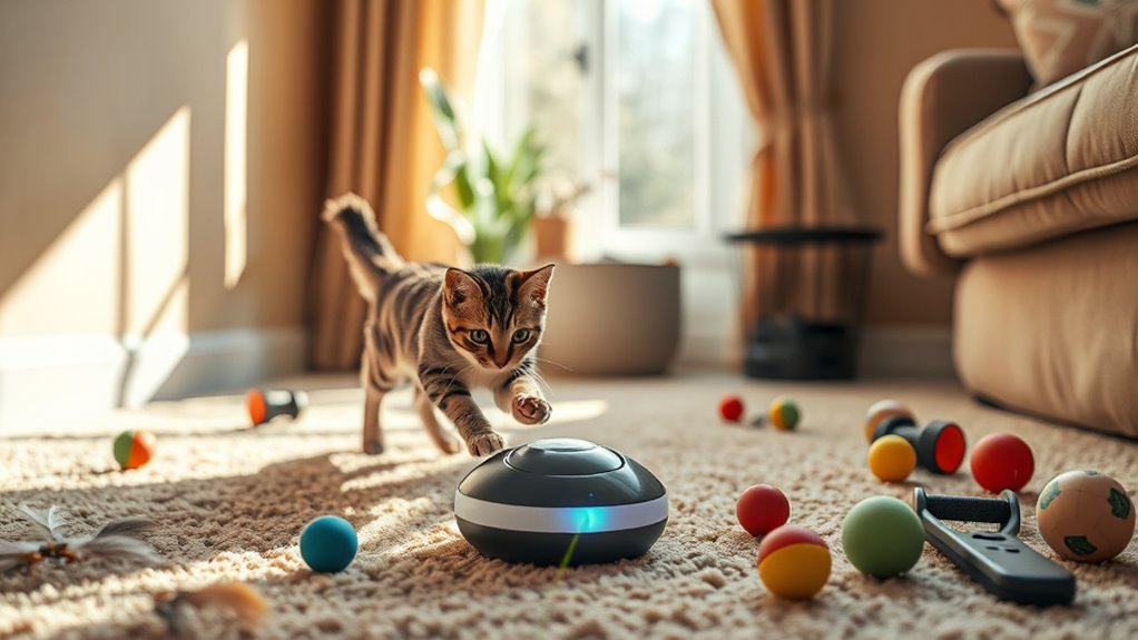 top motion activated cat toys