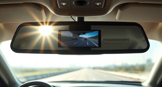 top rear view mirror dash cams
