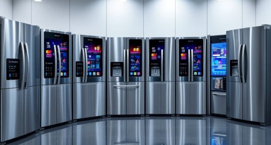 top touch screen smart refrigerators