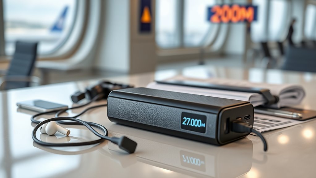 travel friendly high capacity power bank