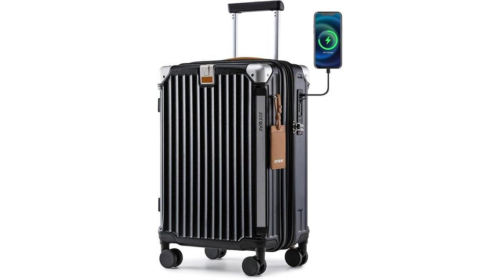 travel luggage with security features