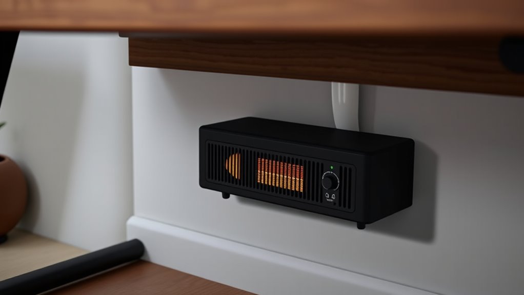 under desk heater safety features