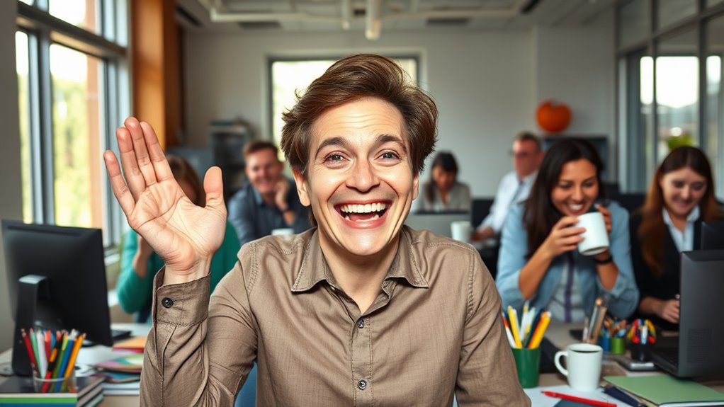 use humor to diffuse tension