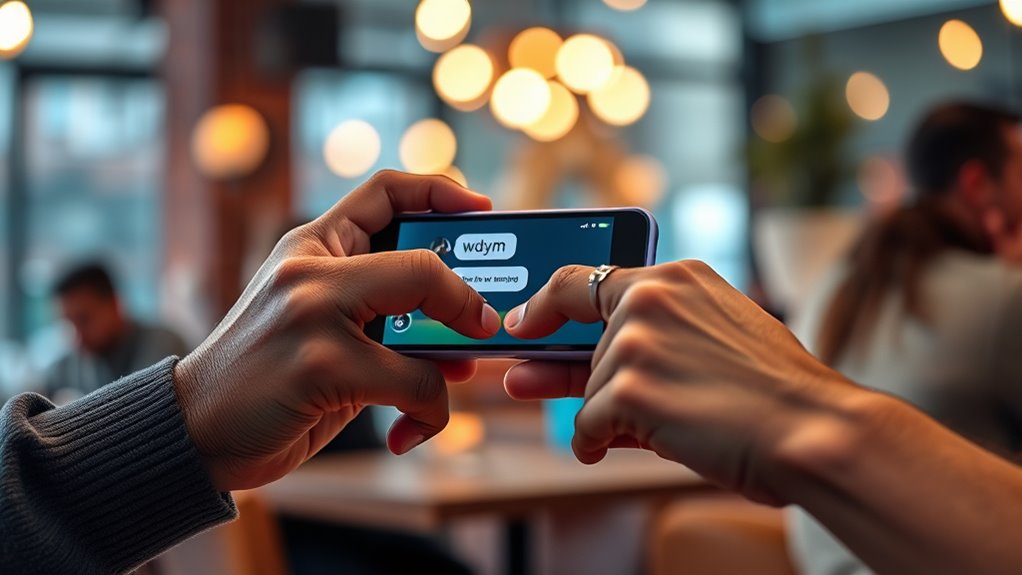 use wdym appropriately contextually