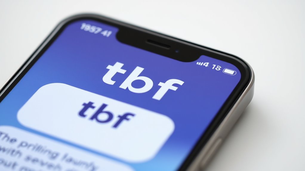 using tbf in conversations
