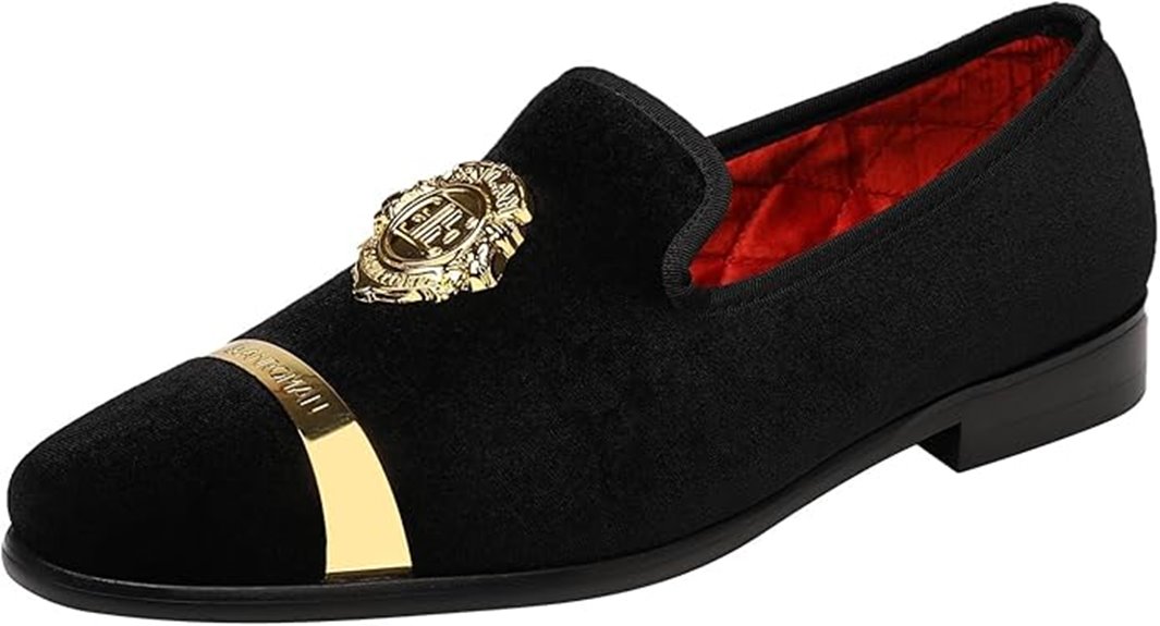 velvet loafers for men