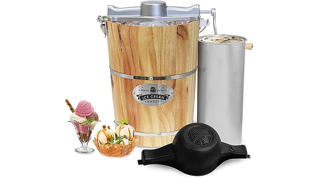 vintage 6 quart ice cream maker