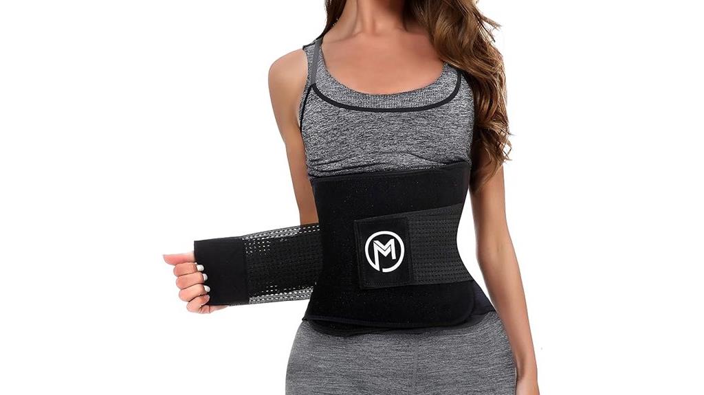 waist trimmer with back