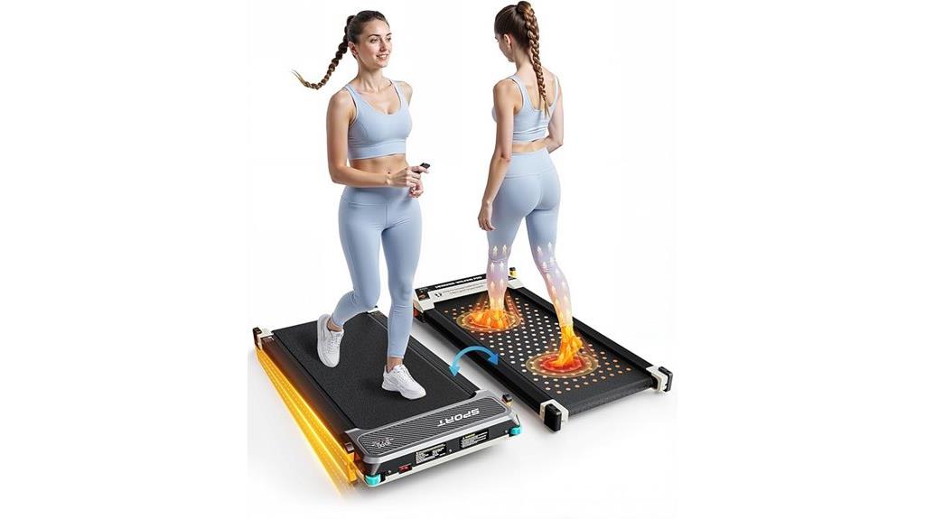 walking treadmill with massage
