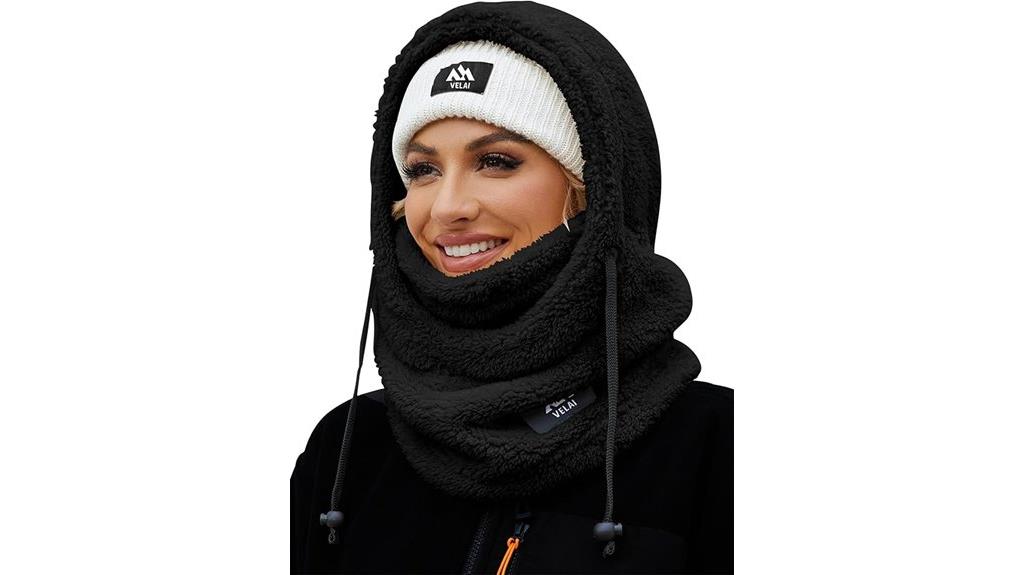 warm fleece ski mask