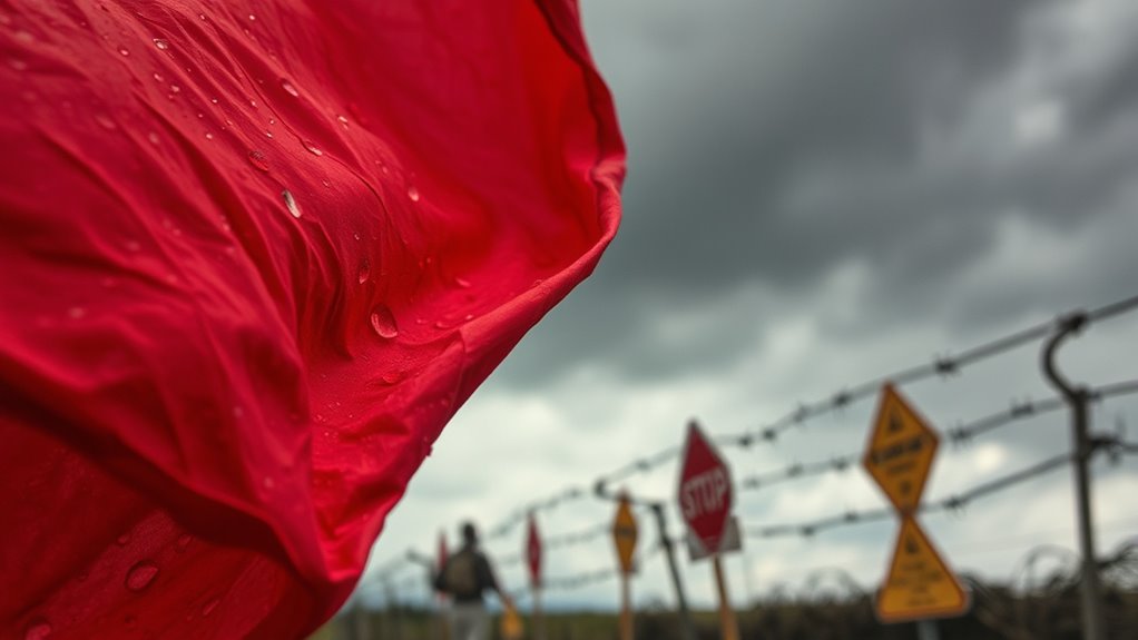 warning signs of caution