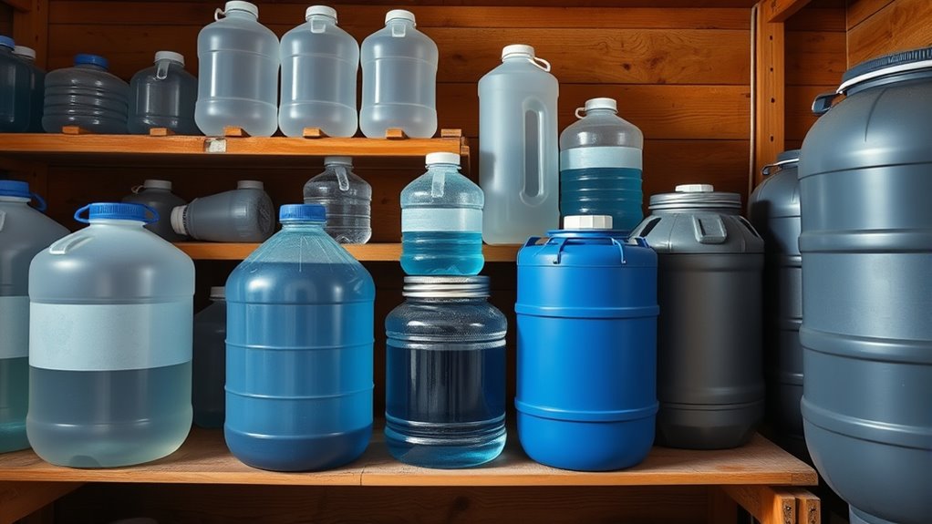 water storage needs and safety