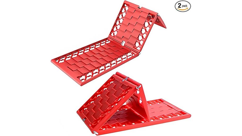 weatherproof foldable traction mats