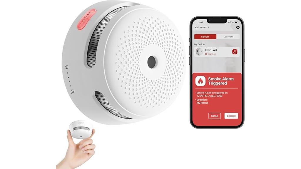 wi fi smoke detector smartphone