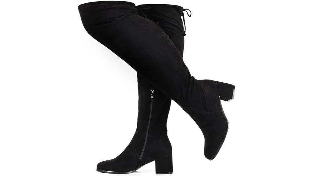 wide calf knee boots