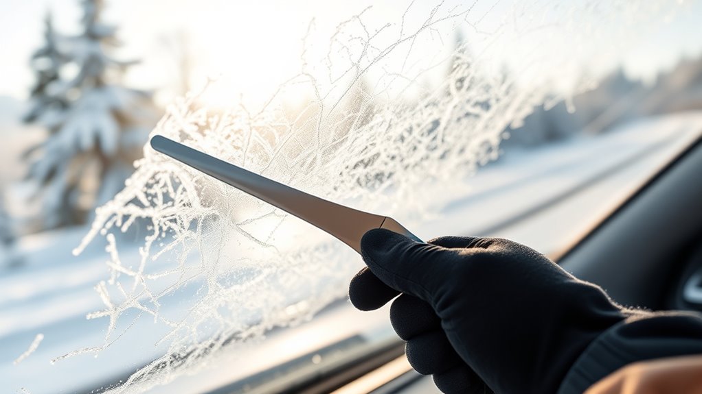winter windshield de icers