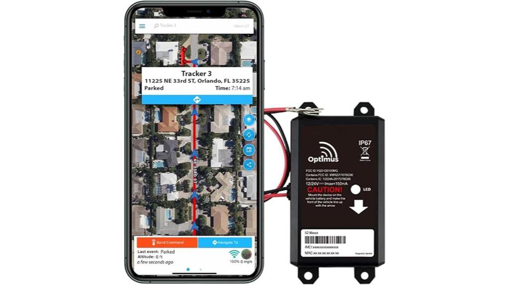 wired vehicle gps tracker