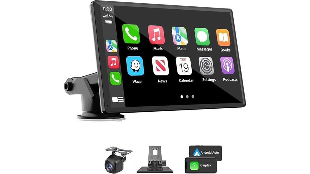 wireless 7 inch touchscreen stereo