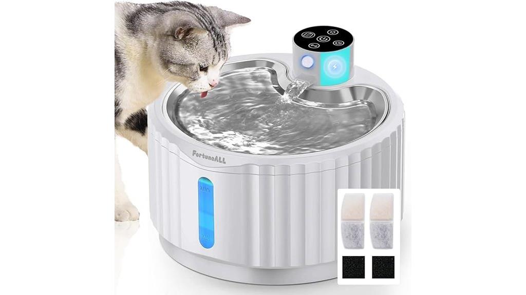 wireless cat fountain battery powered