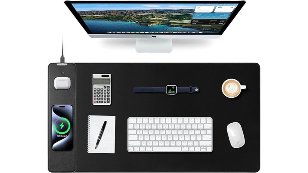 wireless charging gaming mouse pad