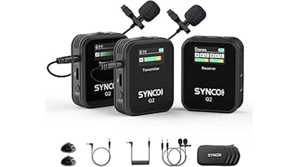 wireless lavalier microphone system