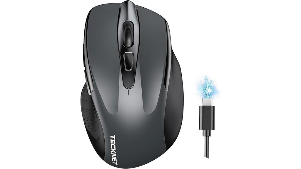 wireless rechargeable silent mouse