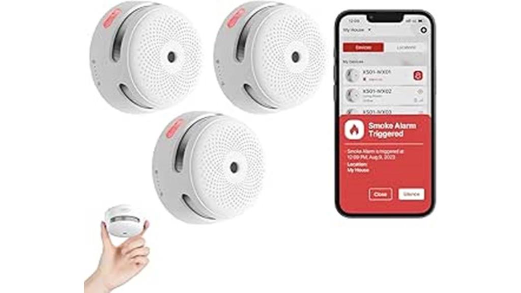 wireless smoke detector pack