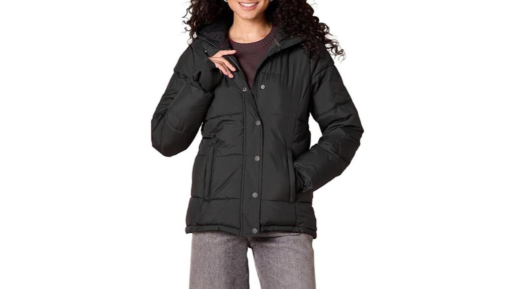 women s quilted puffer coat