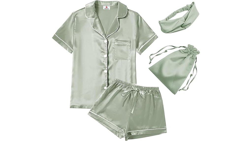 women s satin pajama sets