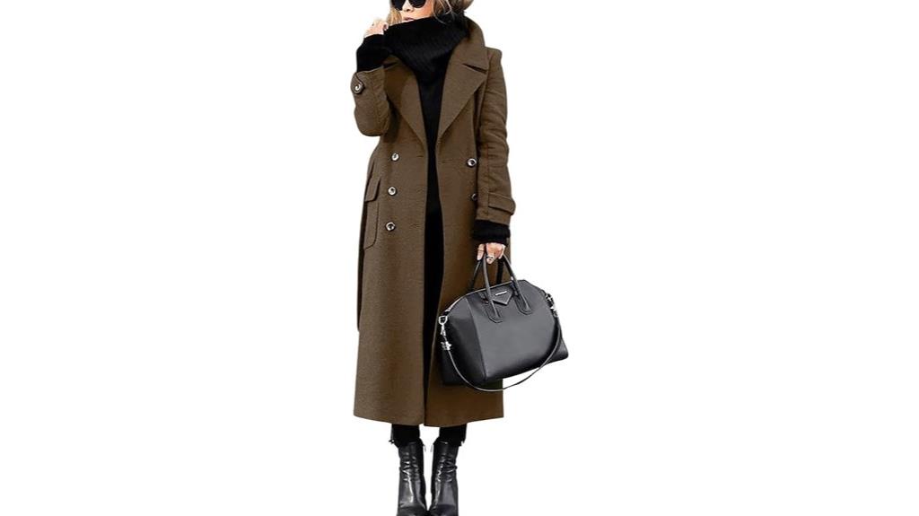 women s wool double coat