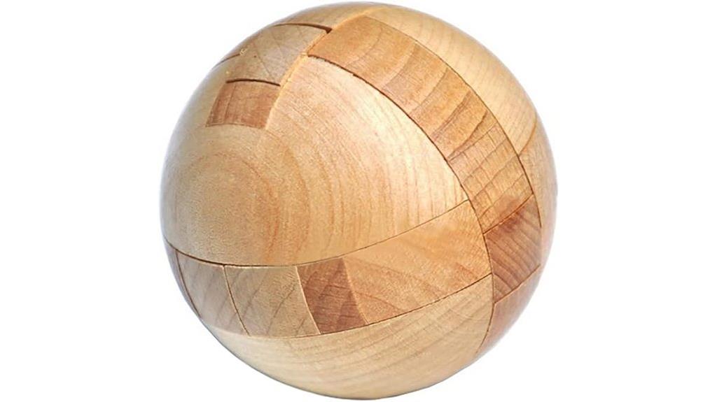 wooden puzzle magic ball