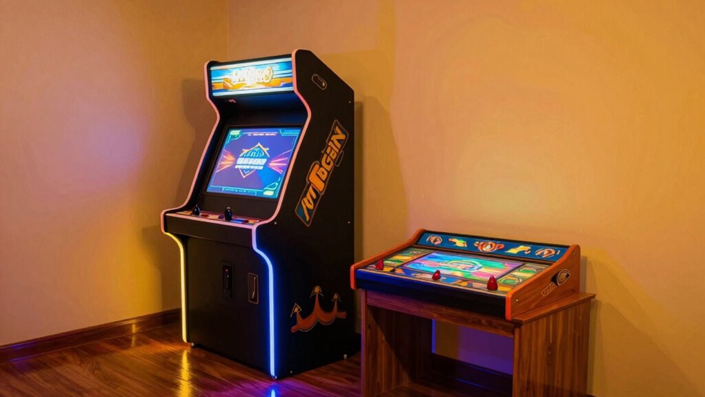 arcade machine format comparison