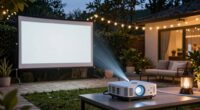 backyard projector distance guide
