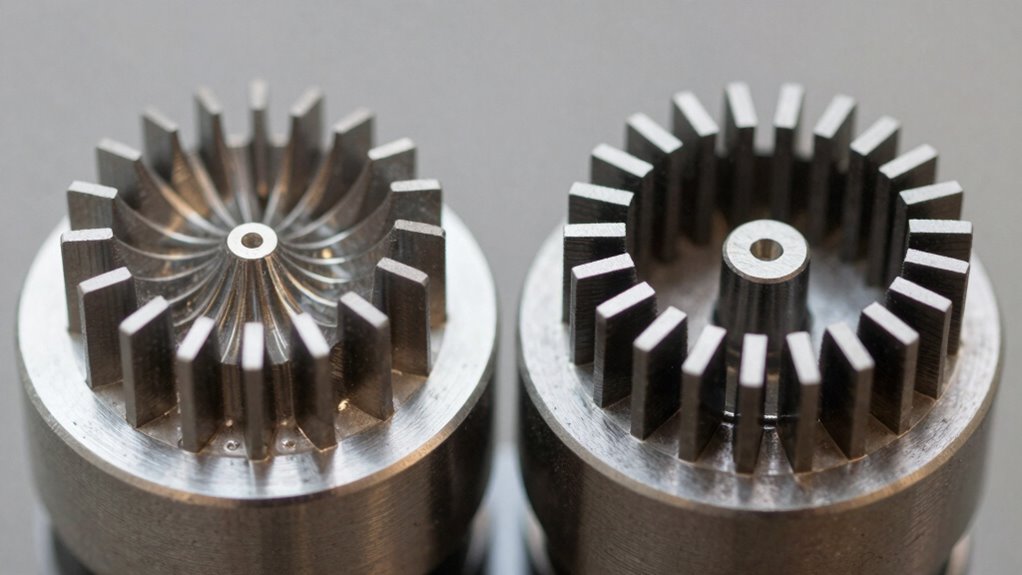burr types materials consistency