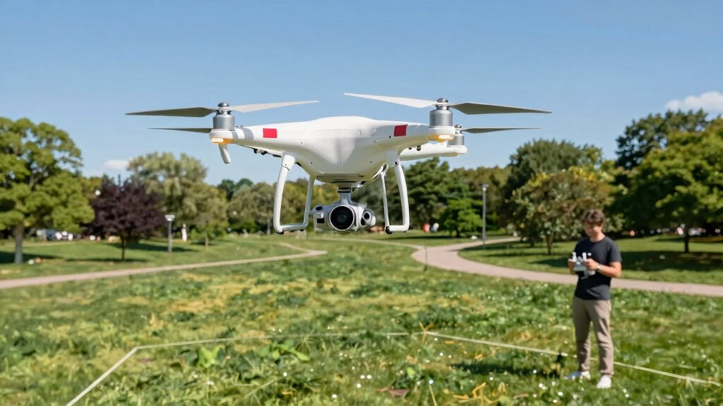 drone safety and setup