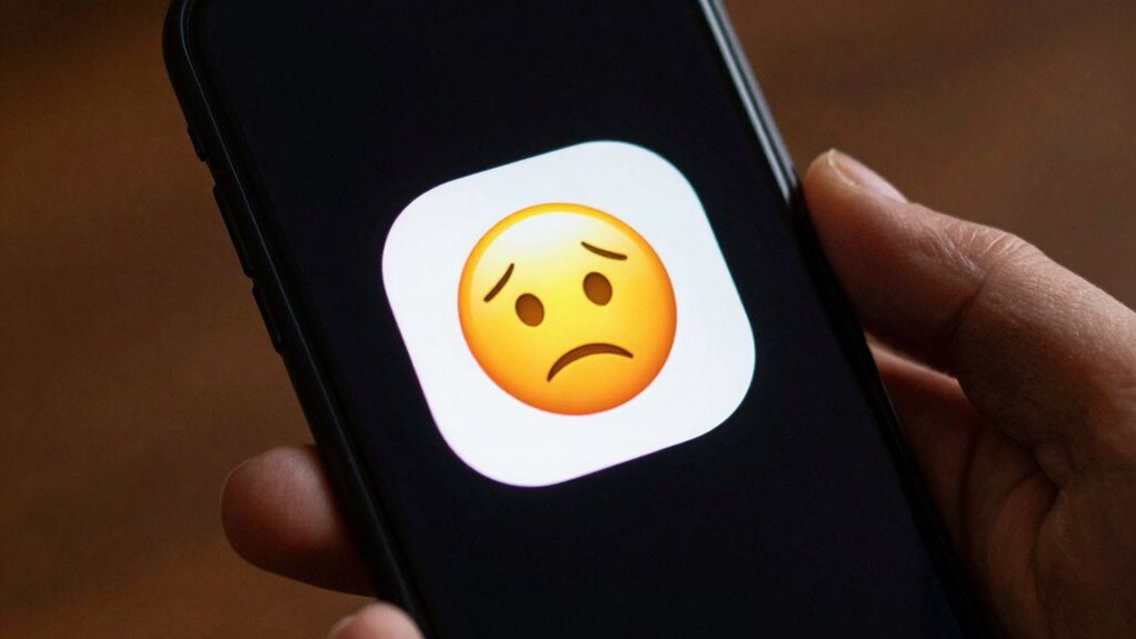 emoji indicating awkwardness or playfulness