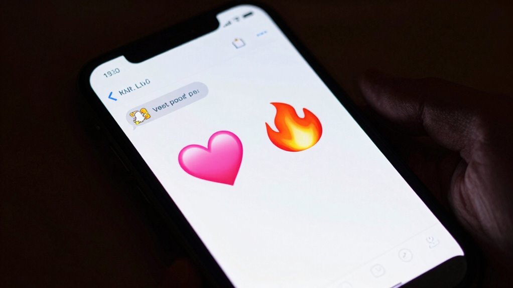 emojis reveal romantic connections