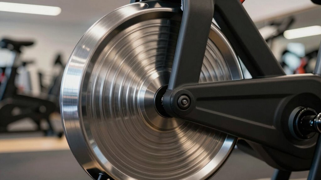 flywheel weight enhances cycling realism