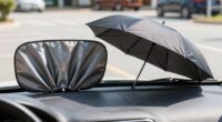 foldable versus umbrella shades