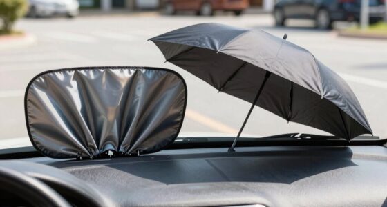 foldable versus umbrella shades